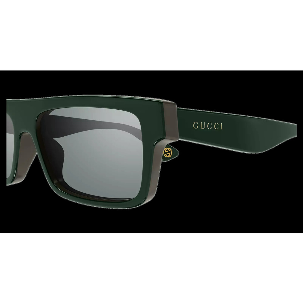 NWT Gucci GG1616S-003-57 Green On Square 57mm Sunglasses - Picture 2 of 4
